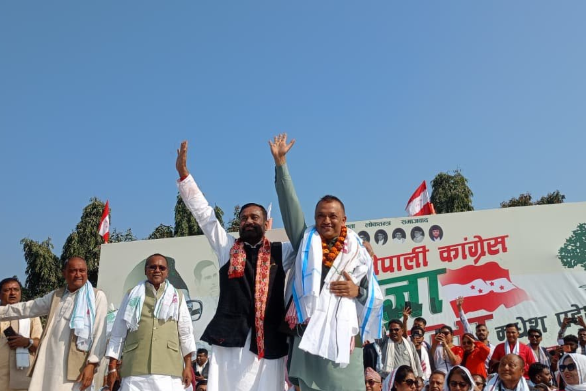 जनकपुरमा कांग्रेसको पहिलो चुनावी सभा सुरु, आजै सार्वजनिक गरिँदै ‘प्रतिज्ञापत्र’