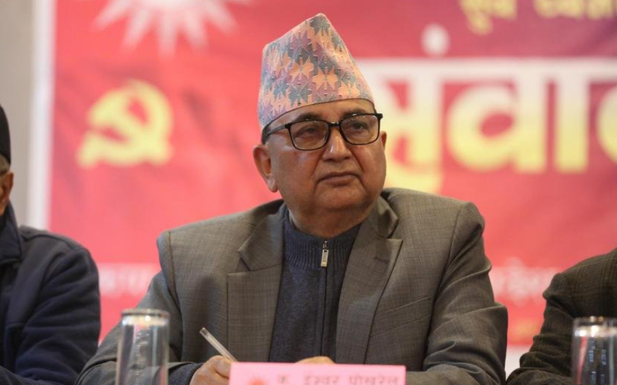 एमाले सिध्याउन चौतर्फी षड्यन्त्र भइरहेको छ-ईश्वर पोखरेल