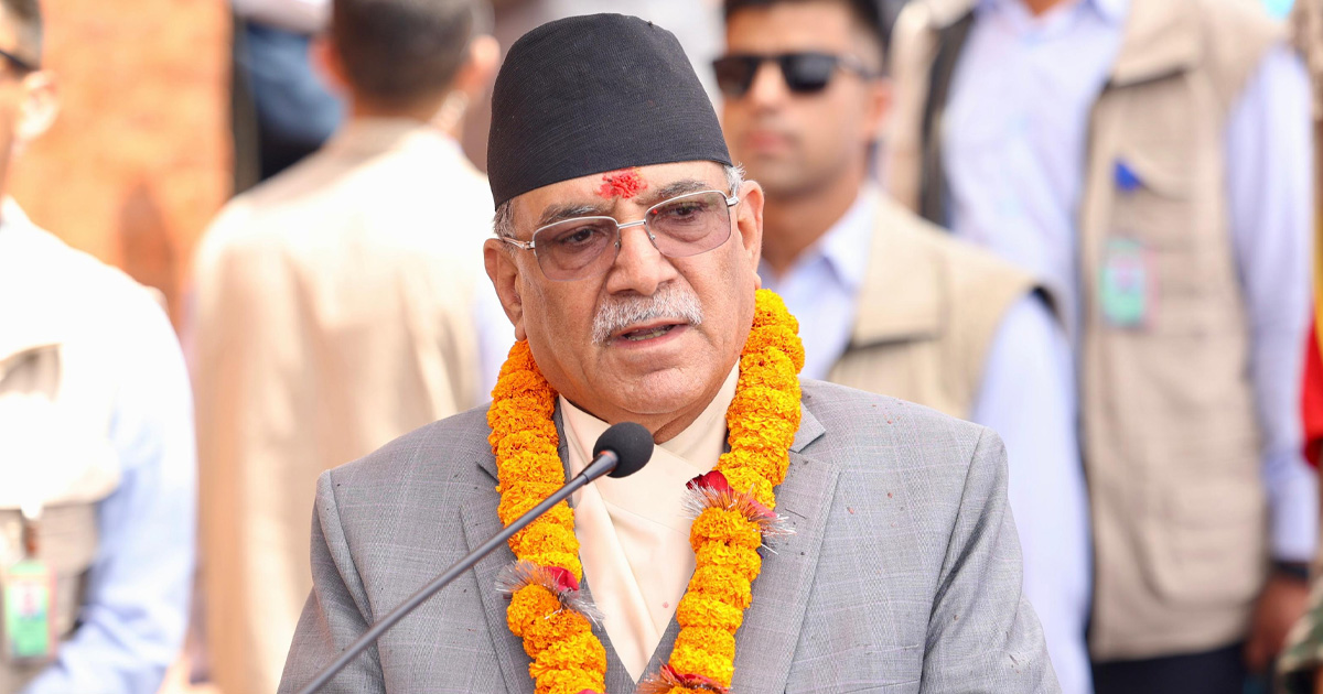 राष्ट्रिय स्वाधीनता संकटमा, कम्युनिस्ट एकता अपरिहार्य : प्रचण्ड