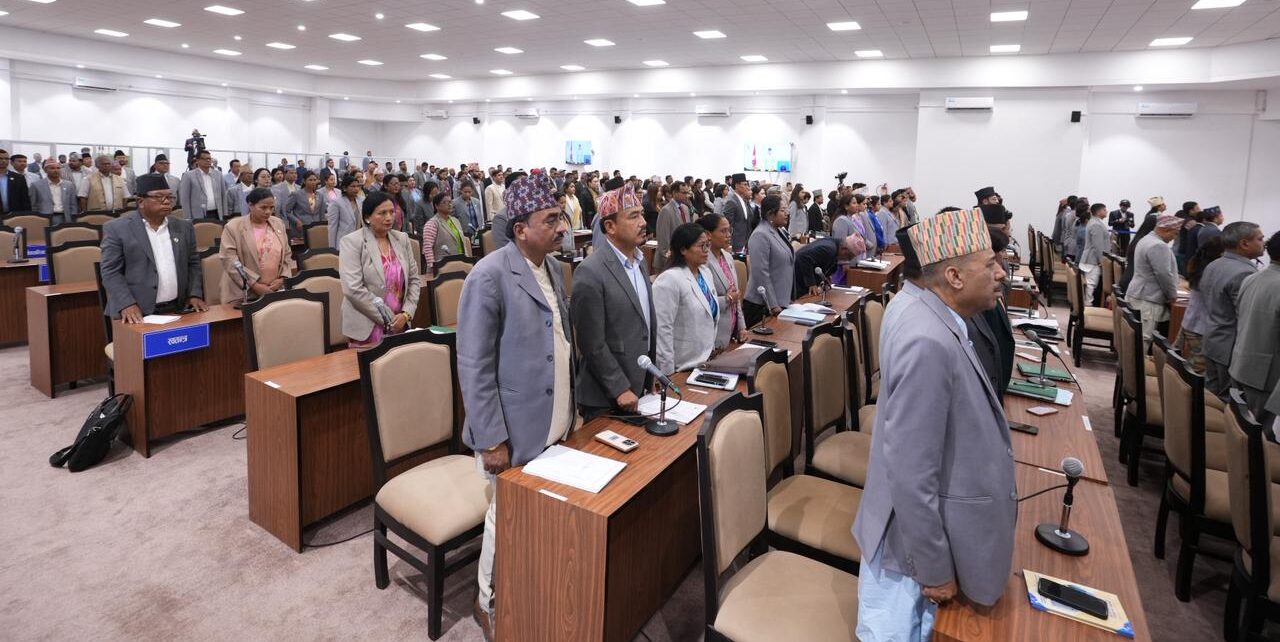 निर्वाचनसम्बन्धी अध्यादेश पेस गर्न लाग्दा प्रतिनिधिसभामा विपक्षी दलको विरोध