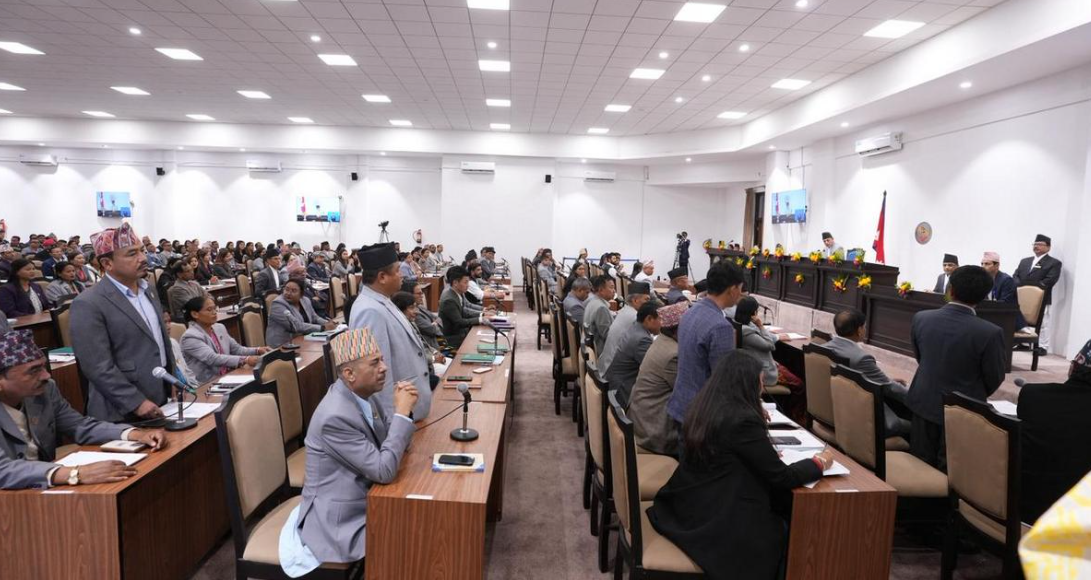 प्रतिनिधिसभा नियमावली २०८३ को मस्यौदा संसद्मा पेस